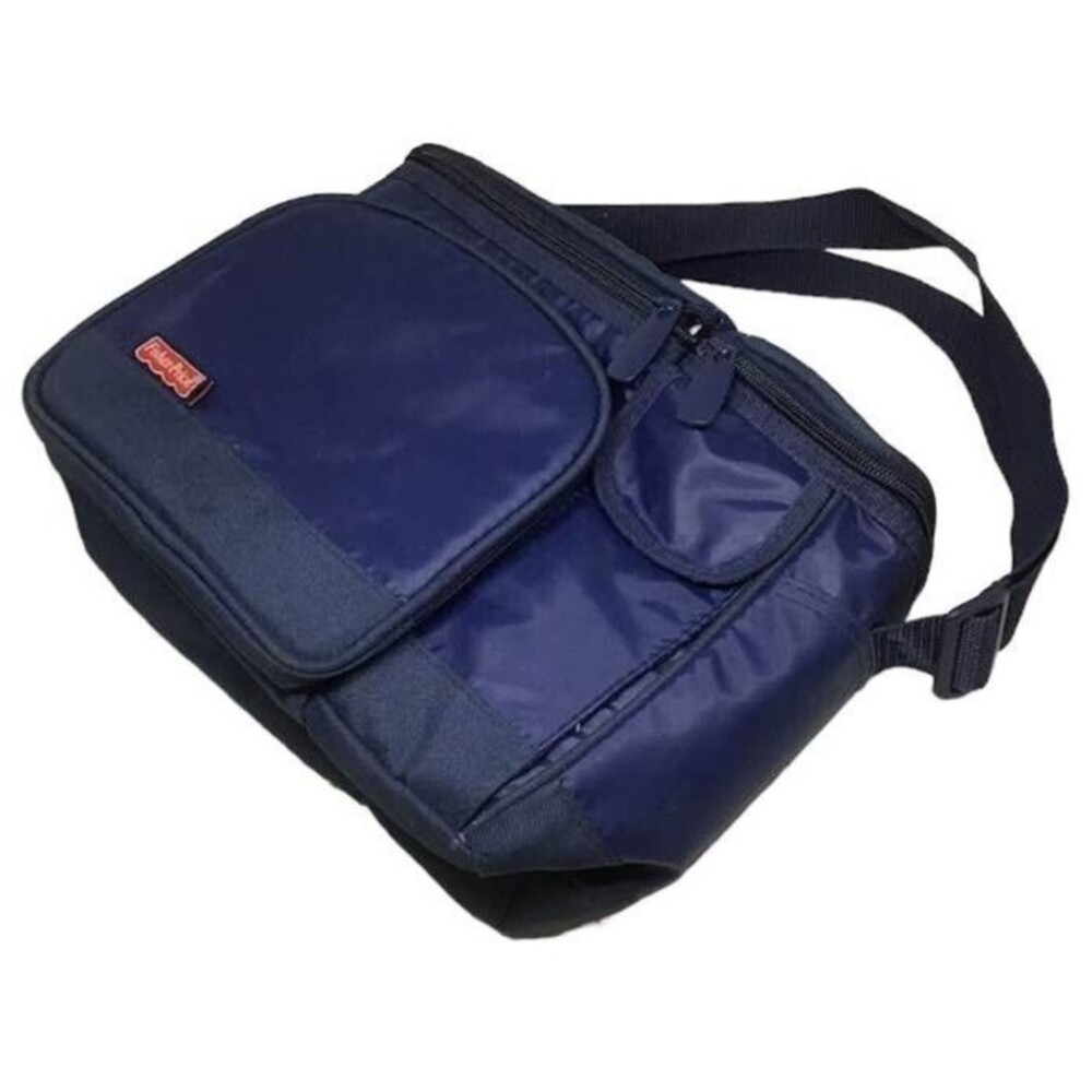 Fisher Price Baby Insulated Travel Carry Bag Bottles Diaper Food Nursing Blue